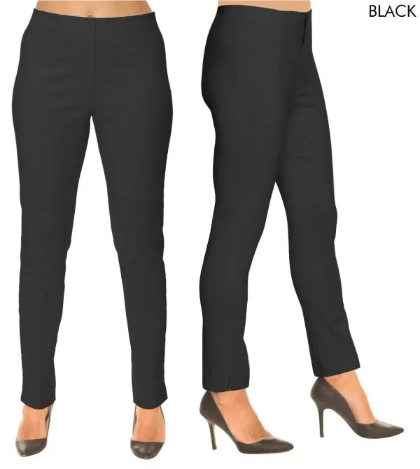 28" Inseam Pull-on Ankle-Length Pant "Sasha"