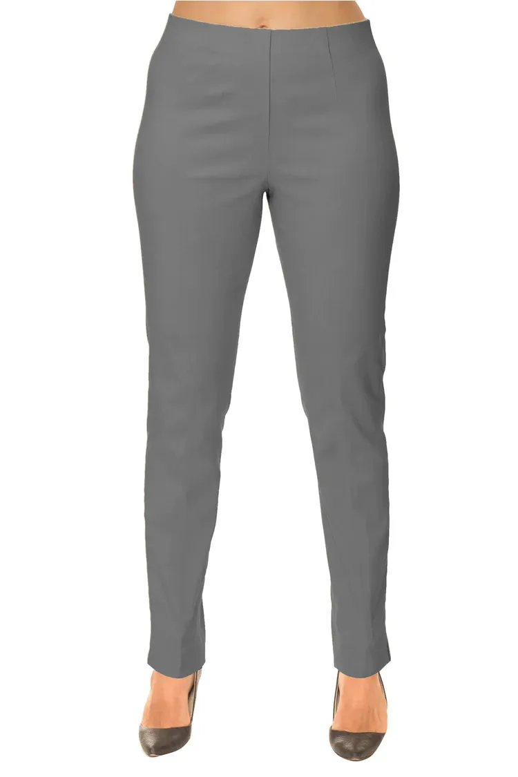 28" Inseam Pull-on Ankle-Length Pant "Sasha"