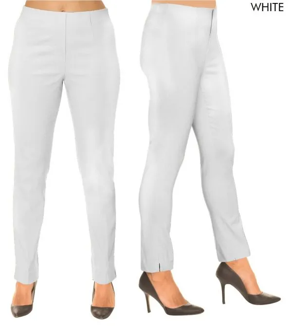 28" Inseam Pull-on Ankle-Length Pant "Sasha"