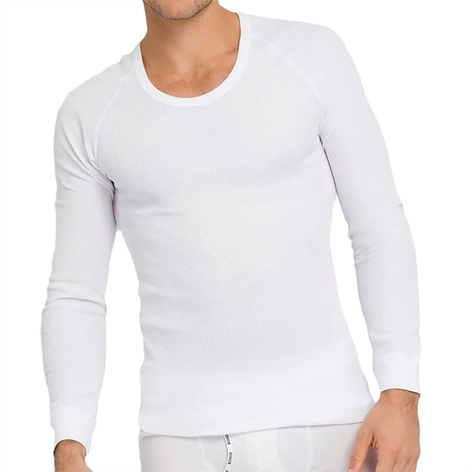 2x Holeproof Aircel Thermal Mens T-shirt Long Sleeve Black White Tee Top MYPU1A Base Layer
