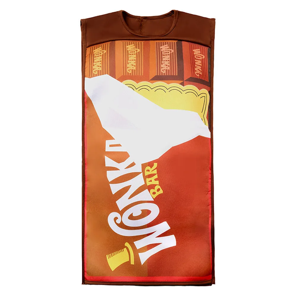 Charlie and the Chocolate Factory Kids Children Chocolate Coupon Cosplay Costume Outfits Halloween Carnival Suit