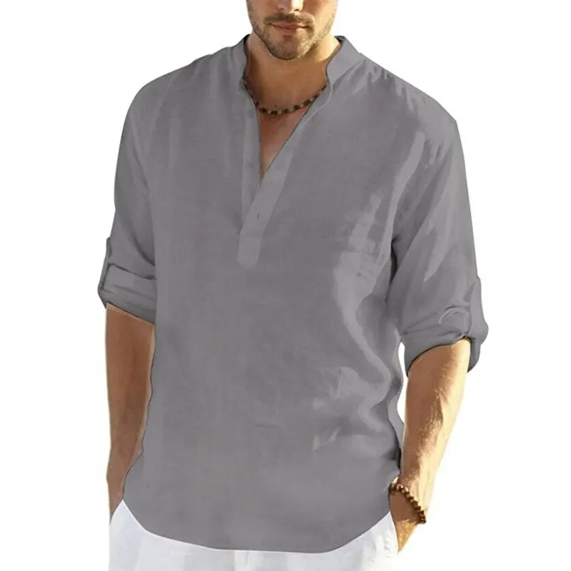 Elijah | Linen shirt for men