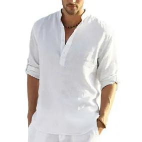 Elijah | Linen shirt for men