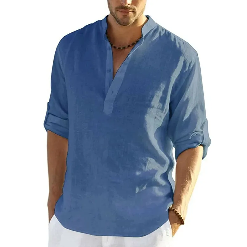 Elijah | Linen shirt for men