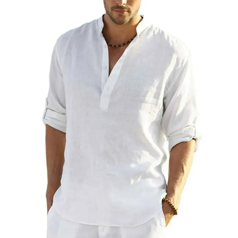 Elijah | Linen shirt for men