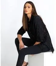 Johnny Was The Arzella Tonal Leggings Black XLarge