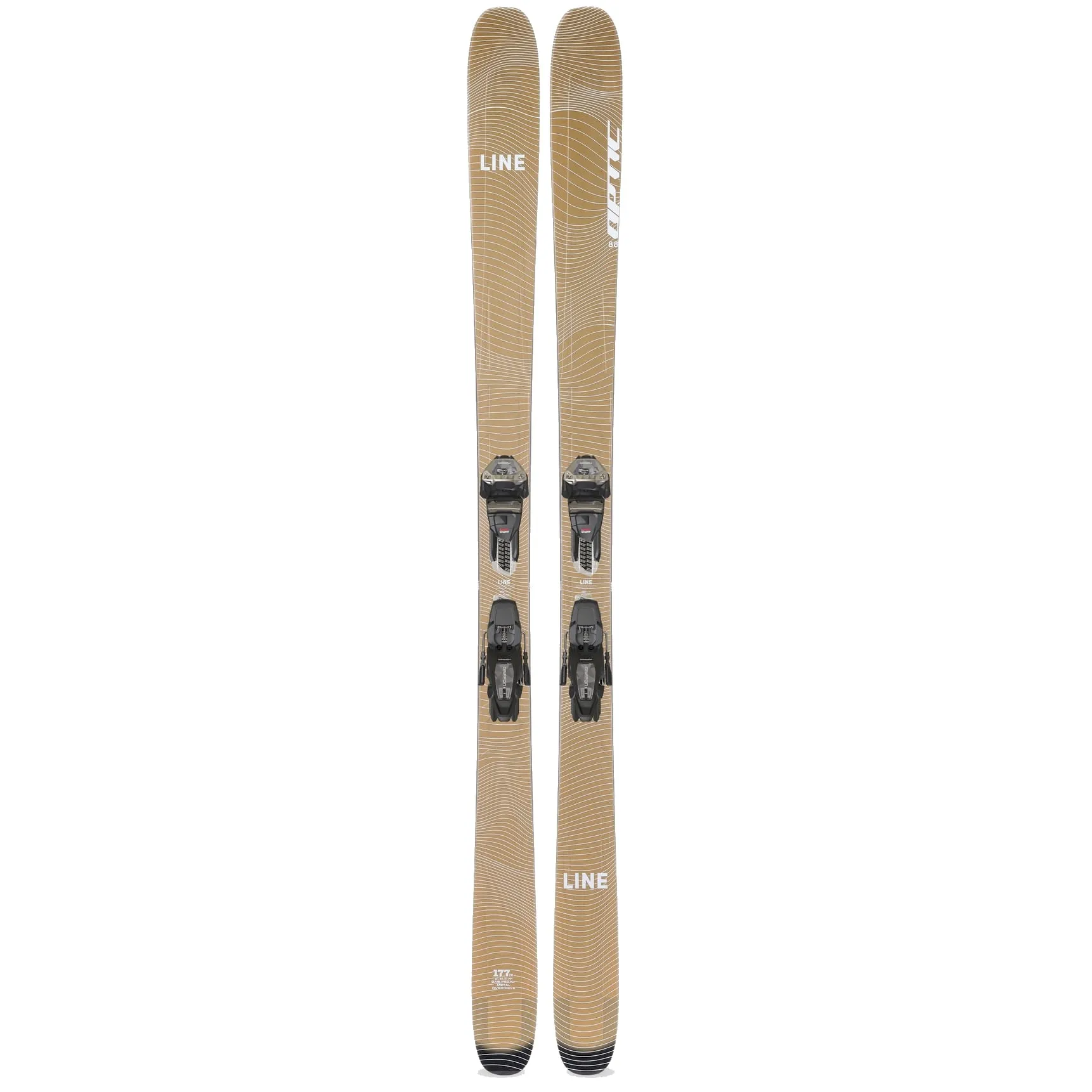 Line Optic 88 Skis with QuikClik Bindings