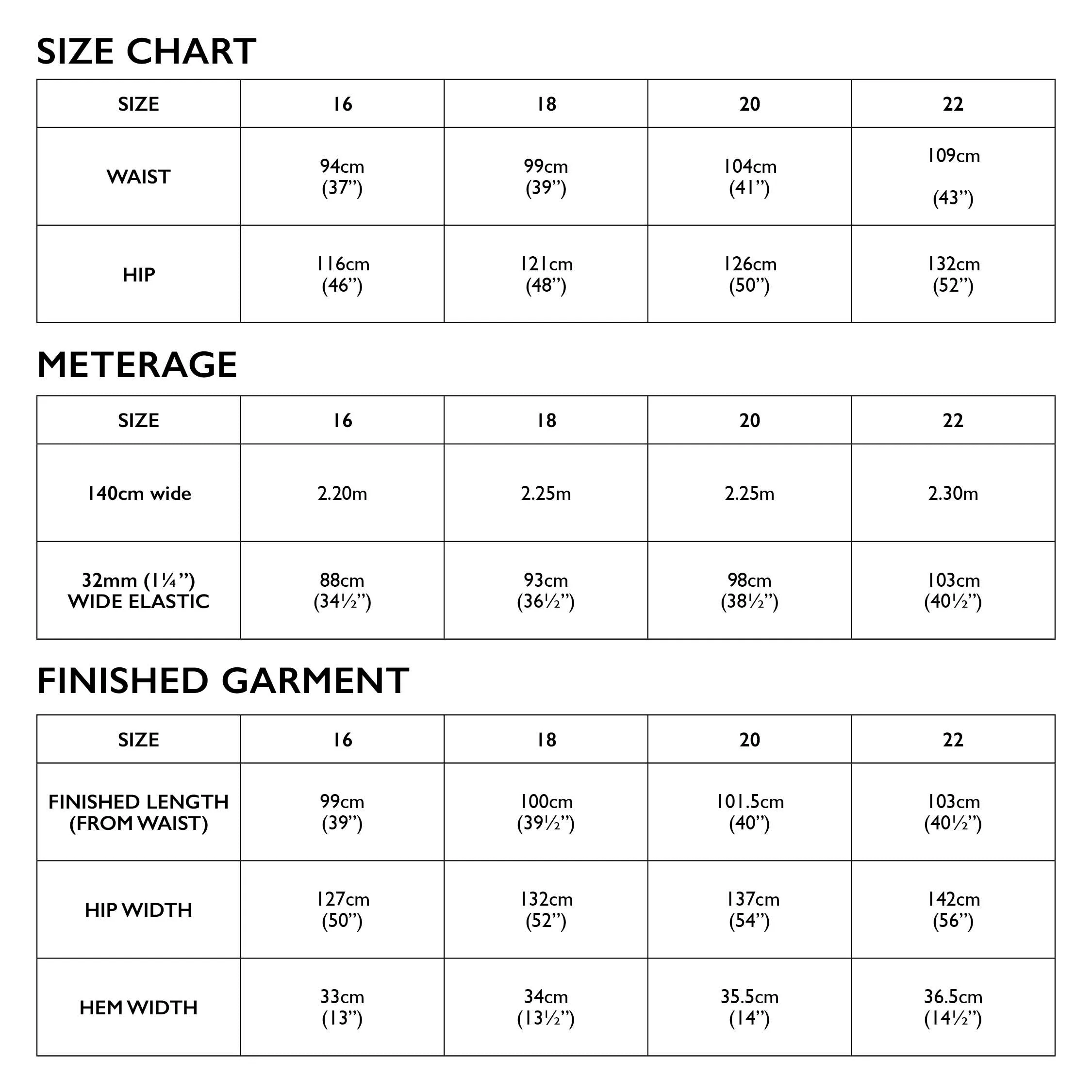 Naia Pants Pattern