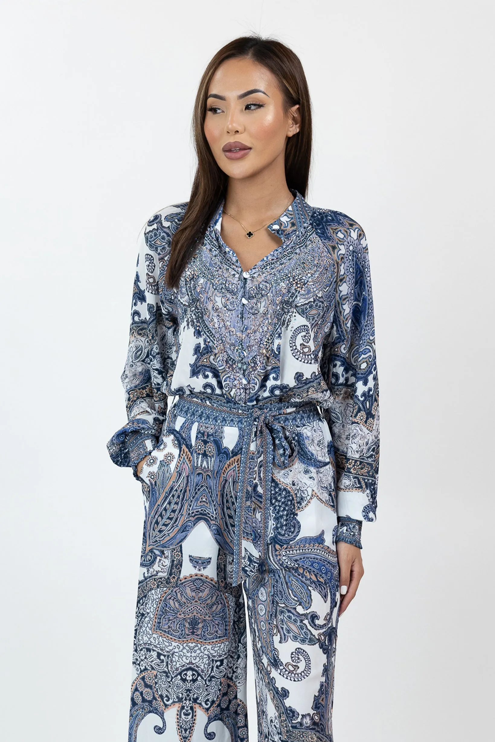 Queen Bee Beaded Top