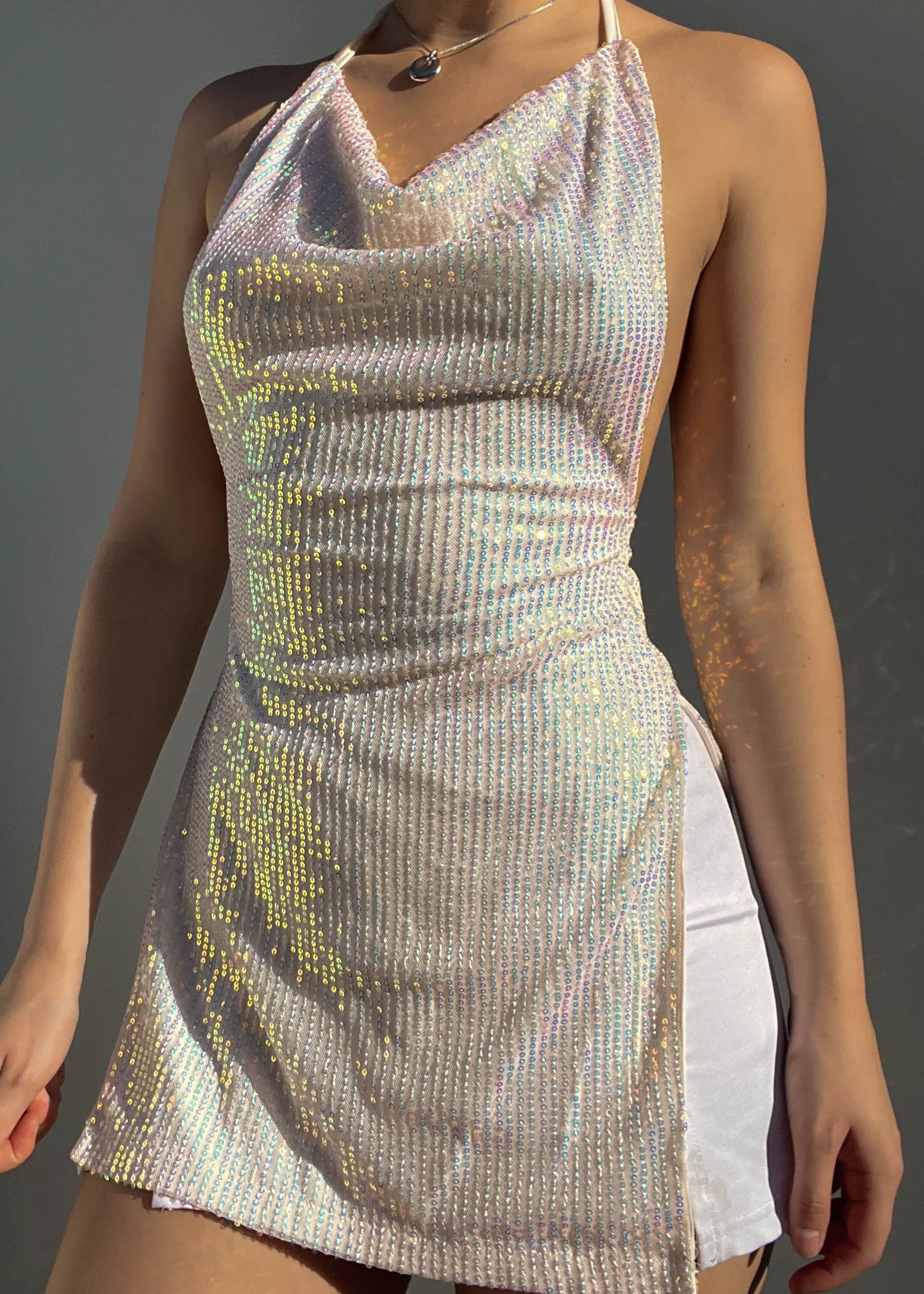 Shimmer Halter Top (S)