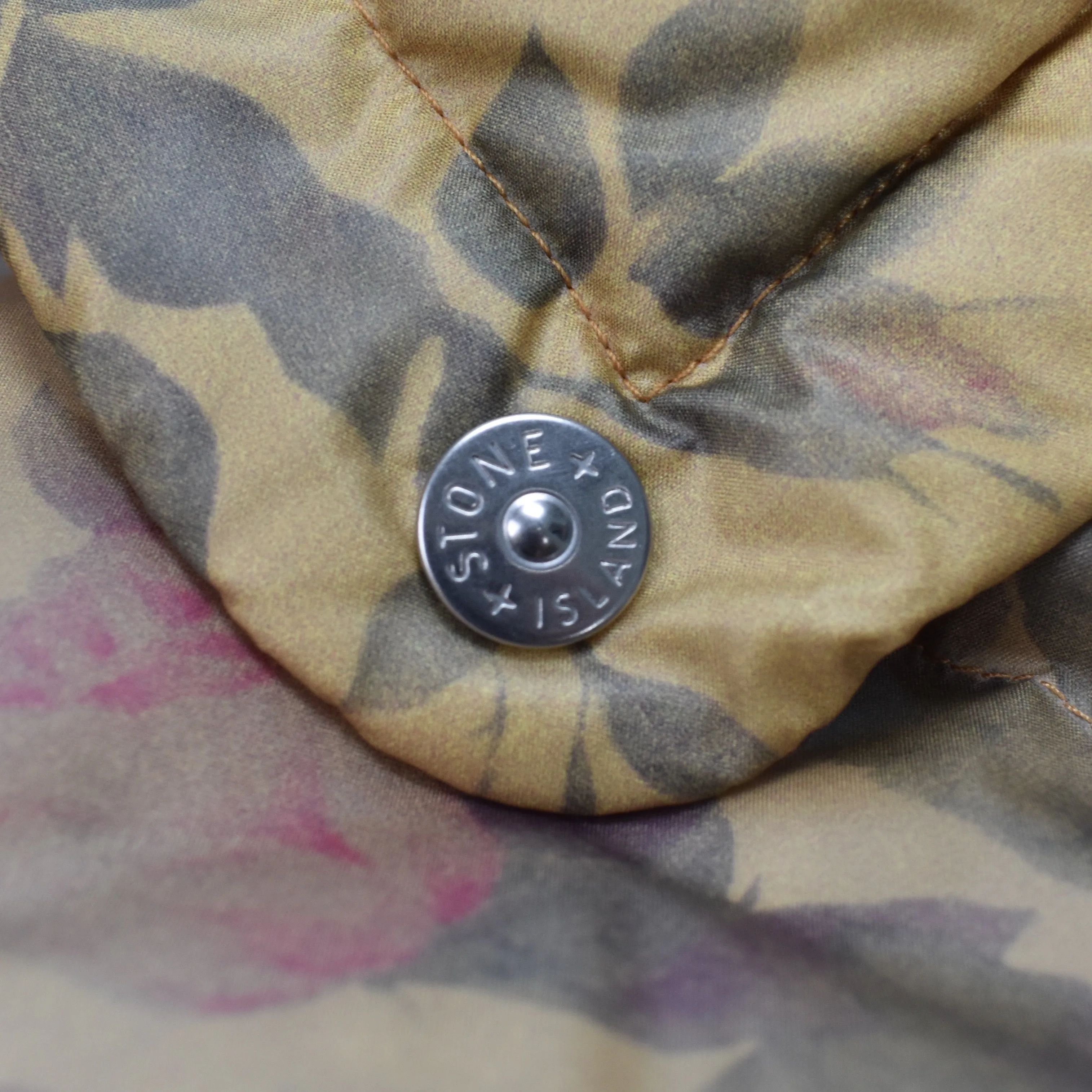 Supreme x Stone Island - Copper Floral Puffy Jacket