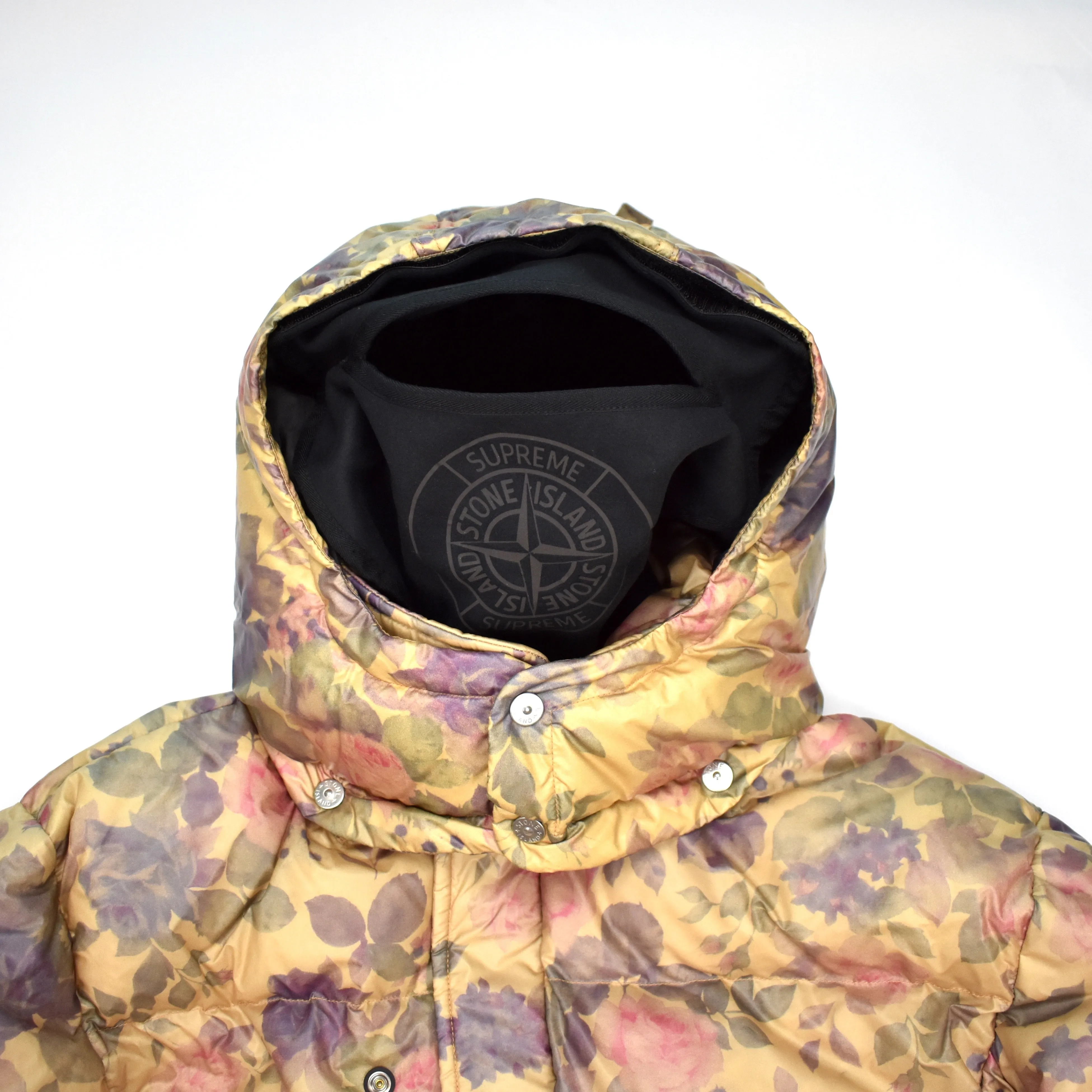 Supreme x Stone Island - Copper Floral Puffy Jacket