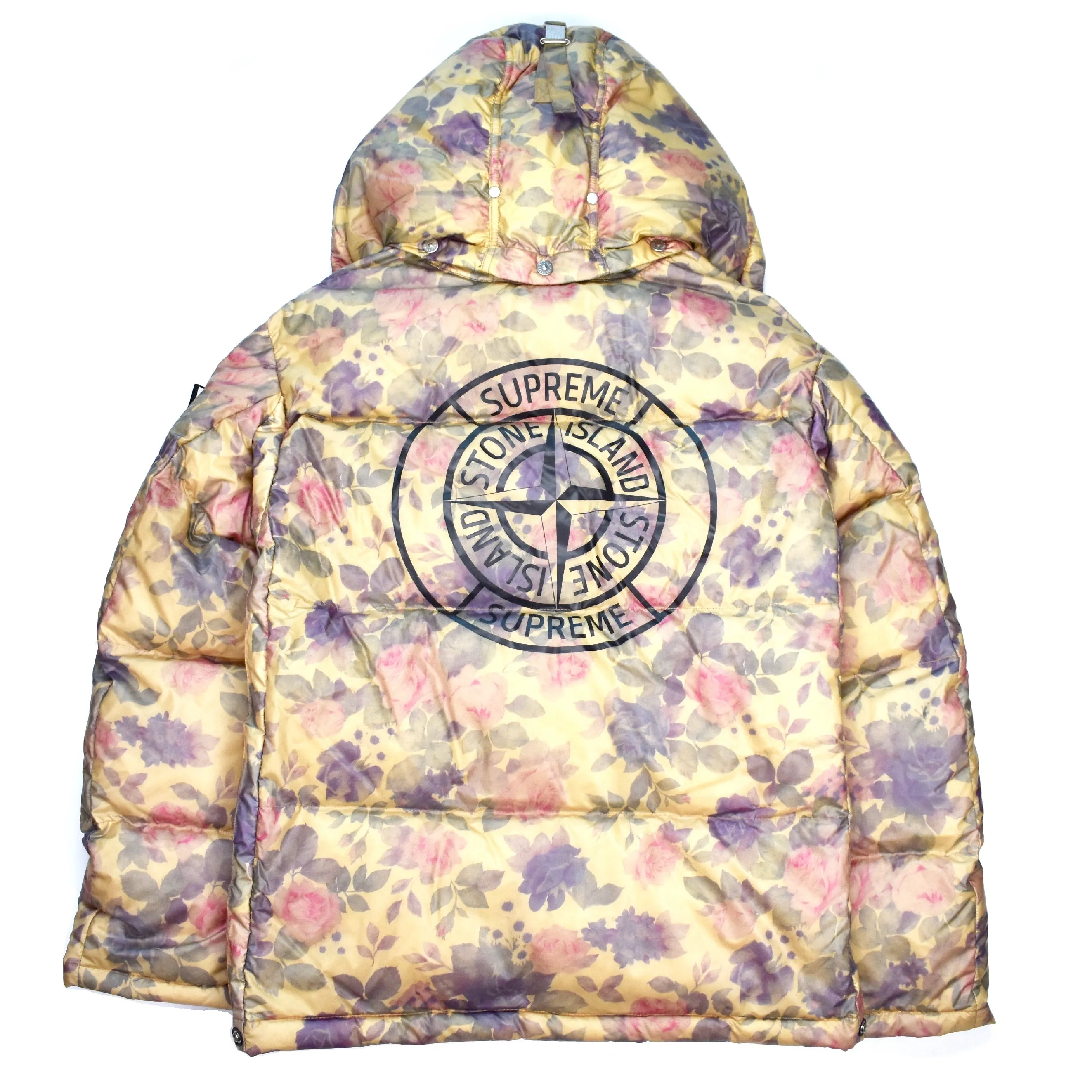 Supreme x Stone Island - Copper Floral Puffy Jacket