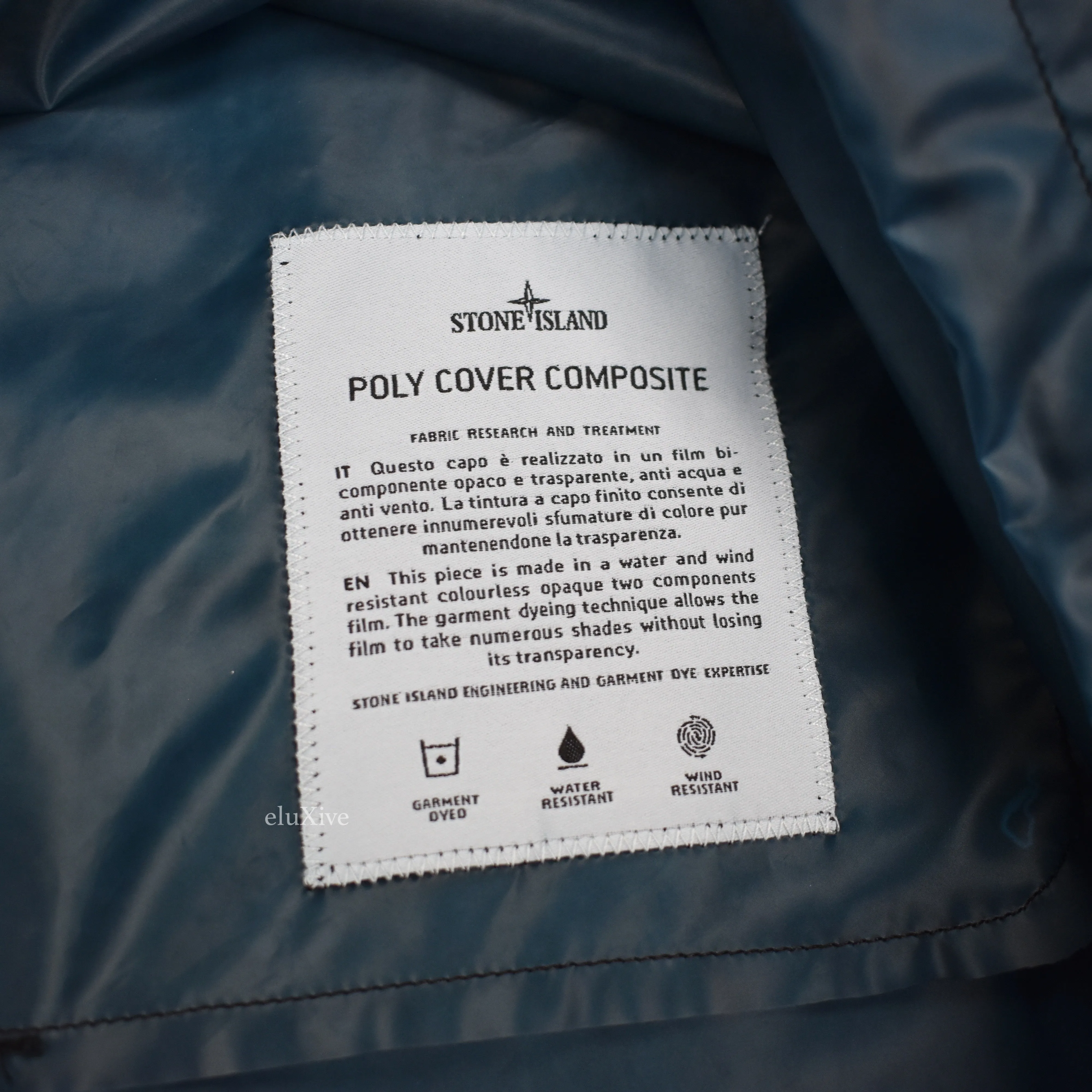 Supreme x Stone Island - Poly Cover Anorak (Teal)