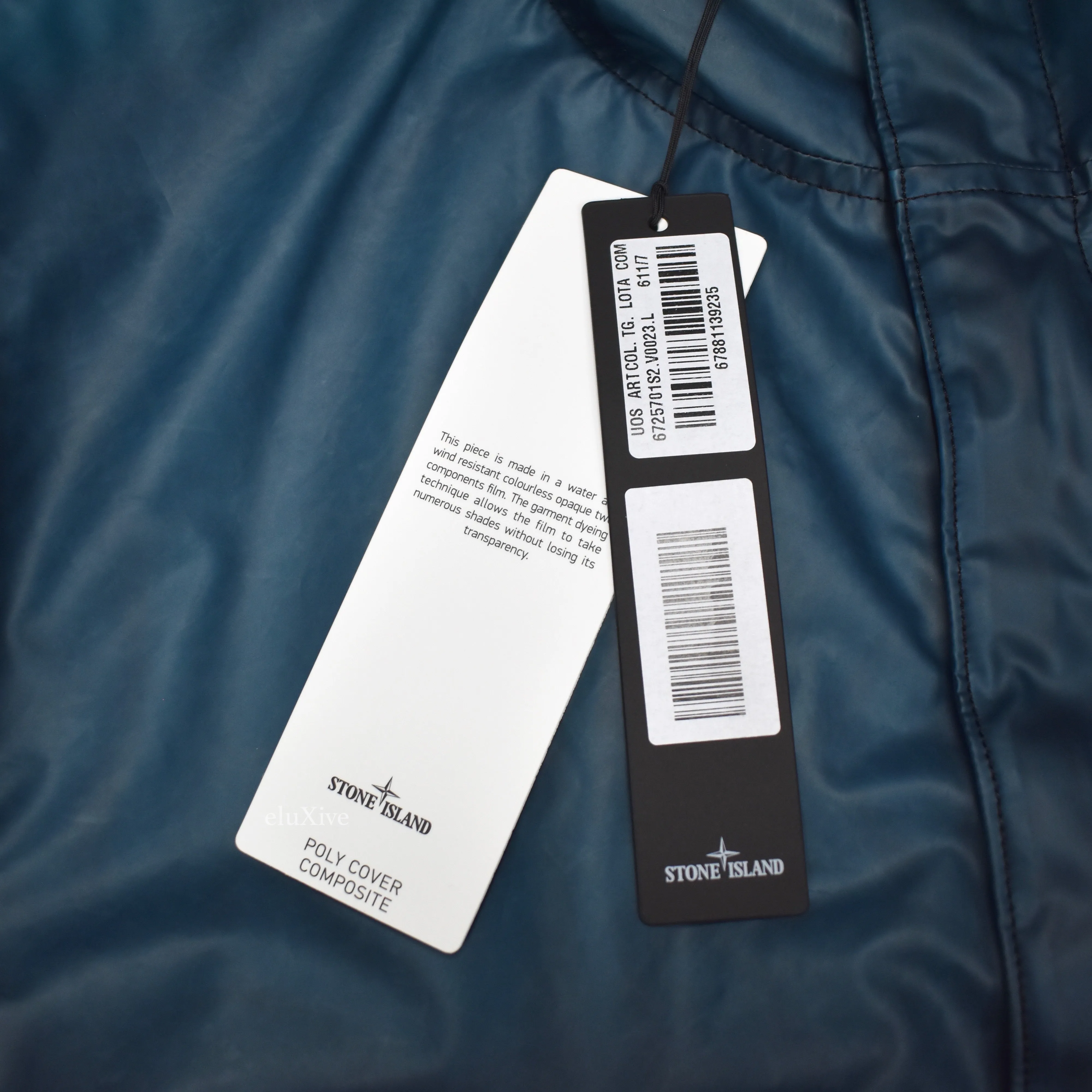 Supreme x Stone Island - Poly Cover Anorak (Teal)